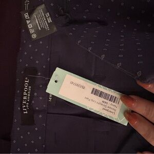 NWT Stitch Fix Liverpool Navy Straight Leg Pants